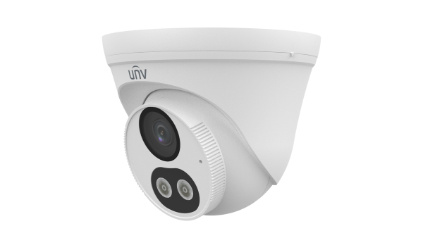 Uniview IP 4mp Turret IR30m,LED EC-T4F28DL ,Audio/Color 24/7 and Human Detection