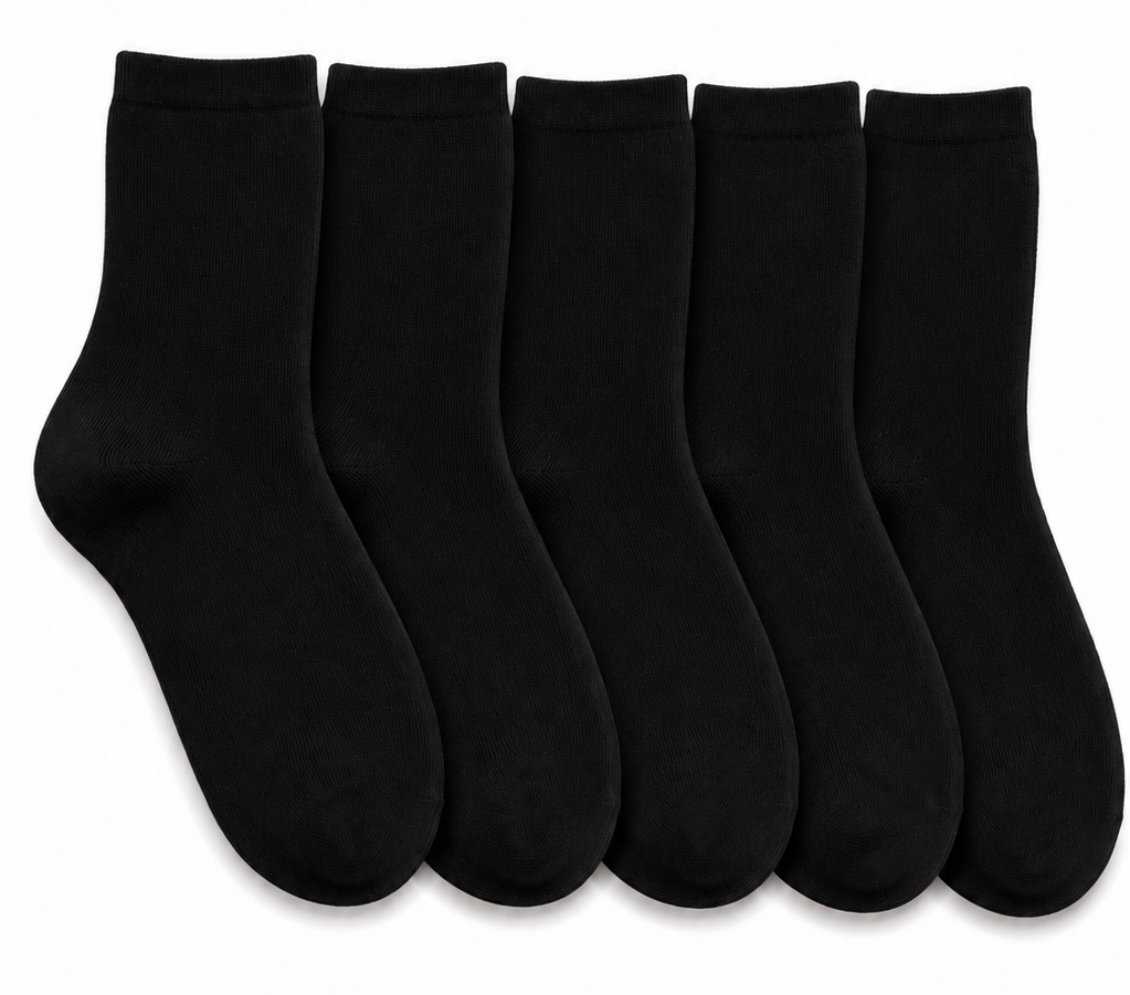 Crew SmoothToe™ Socks – 5 Pack (more color options inside)