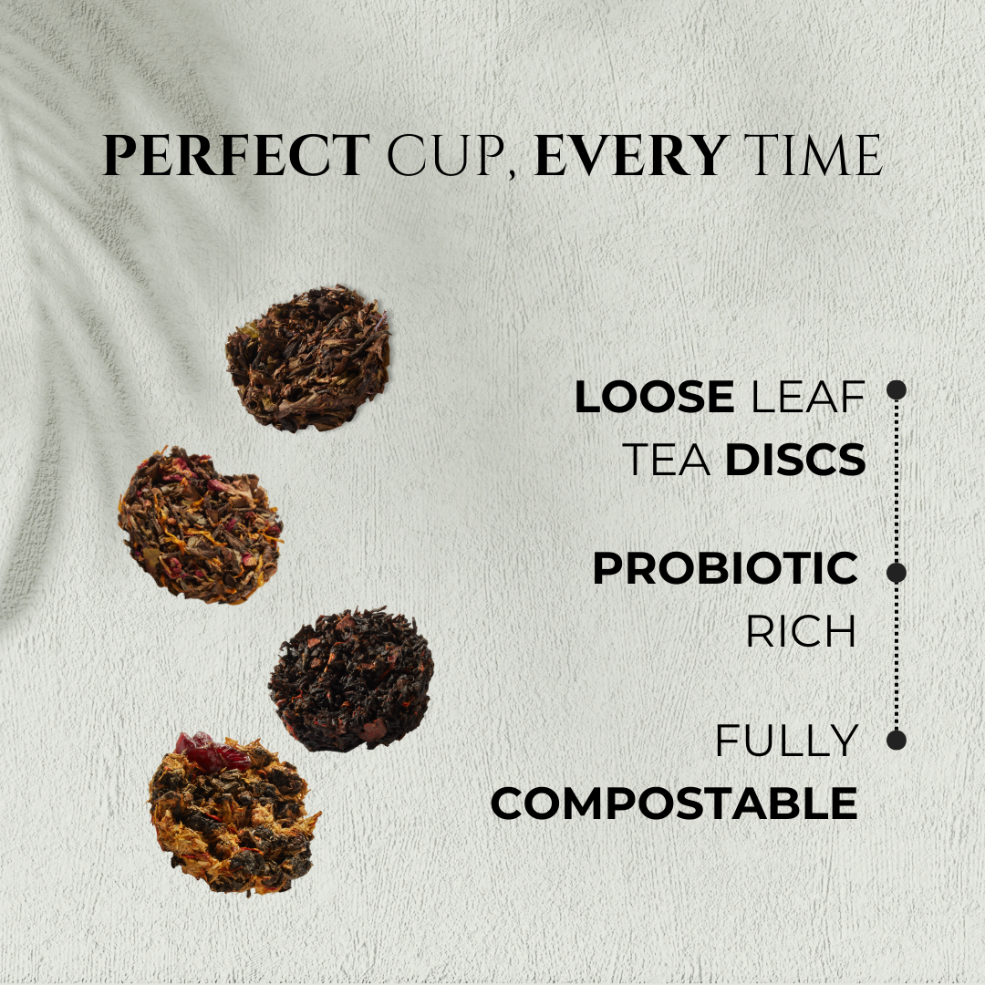 Deluxe Tea Disc Essential Set – 4-Pack Loose Leaf Gift Box