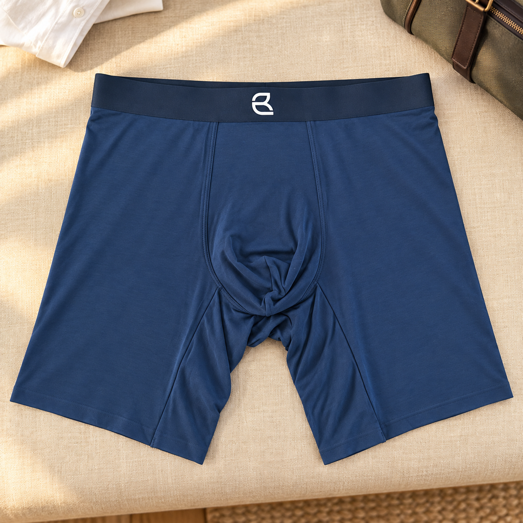 Men’s Seamless Anti-Chafe Long Boxer Brief