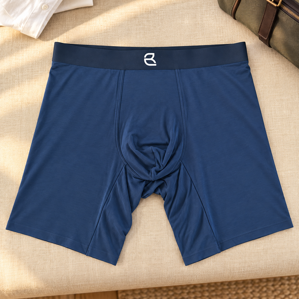 Men’s Seamless Anti-Chafe Long Boxer Brief