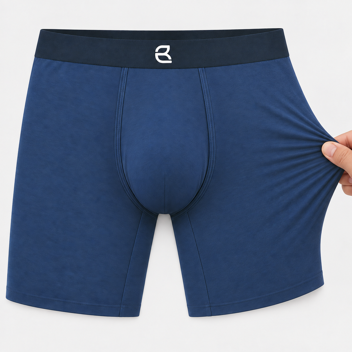 Men’s Seamless Anti-Chafe Long Boxer Brief