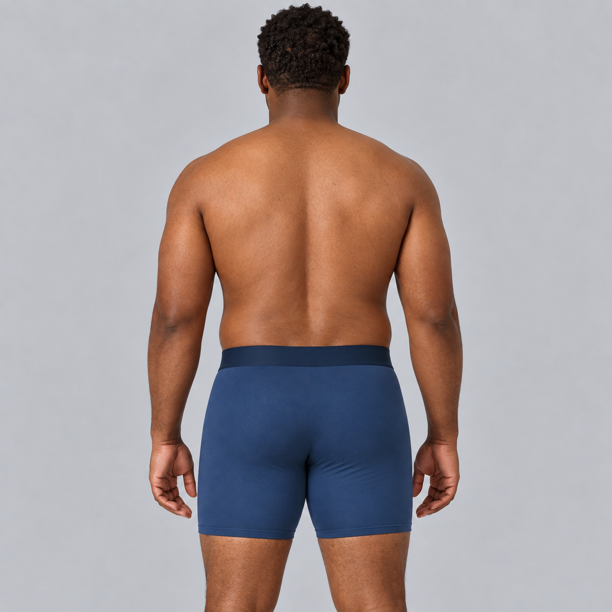 Men’s Seamless Anti-Chafe Long Boxer Brief