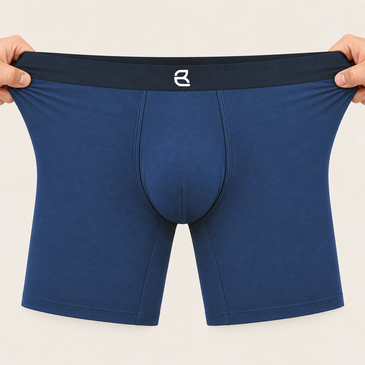 Men’s Seamless Anti-Chafe Long Boxer Brief