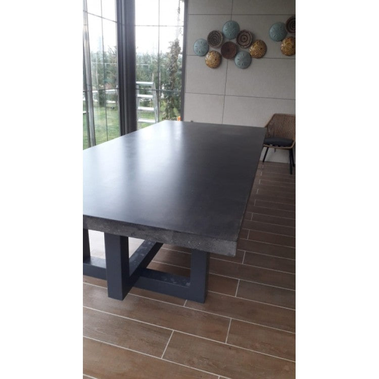 Barocco Aesgaard Lightweight Concrete Rectangular Dining Table - (W)39" (L)94.5" (H)29.5"