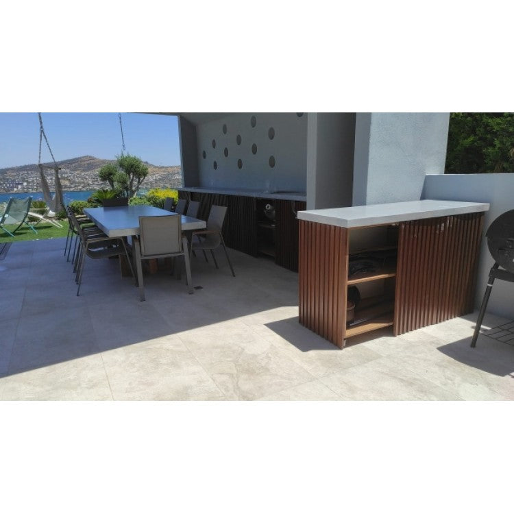 Barocco Aesgaard Lightweight Concrete Rectangular Dining Table - (W)47" (L)138" (H)29.5"