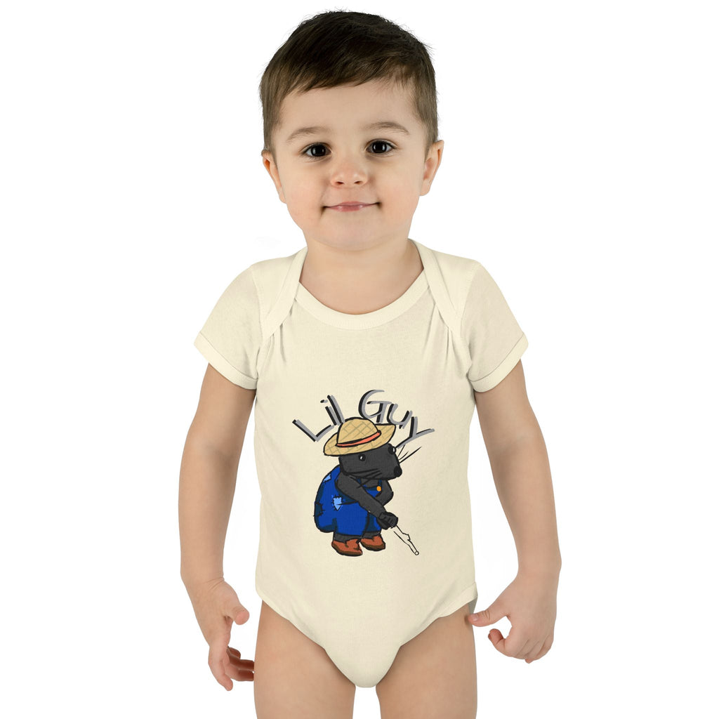 Lil Guy cartoon character Infant Bodysuit | baby romper newborn onesie