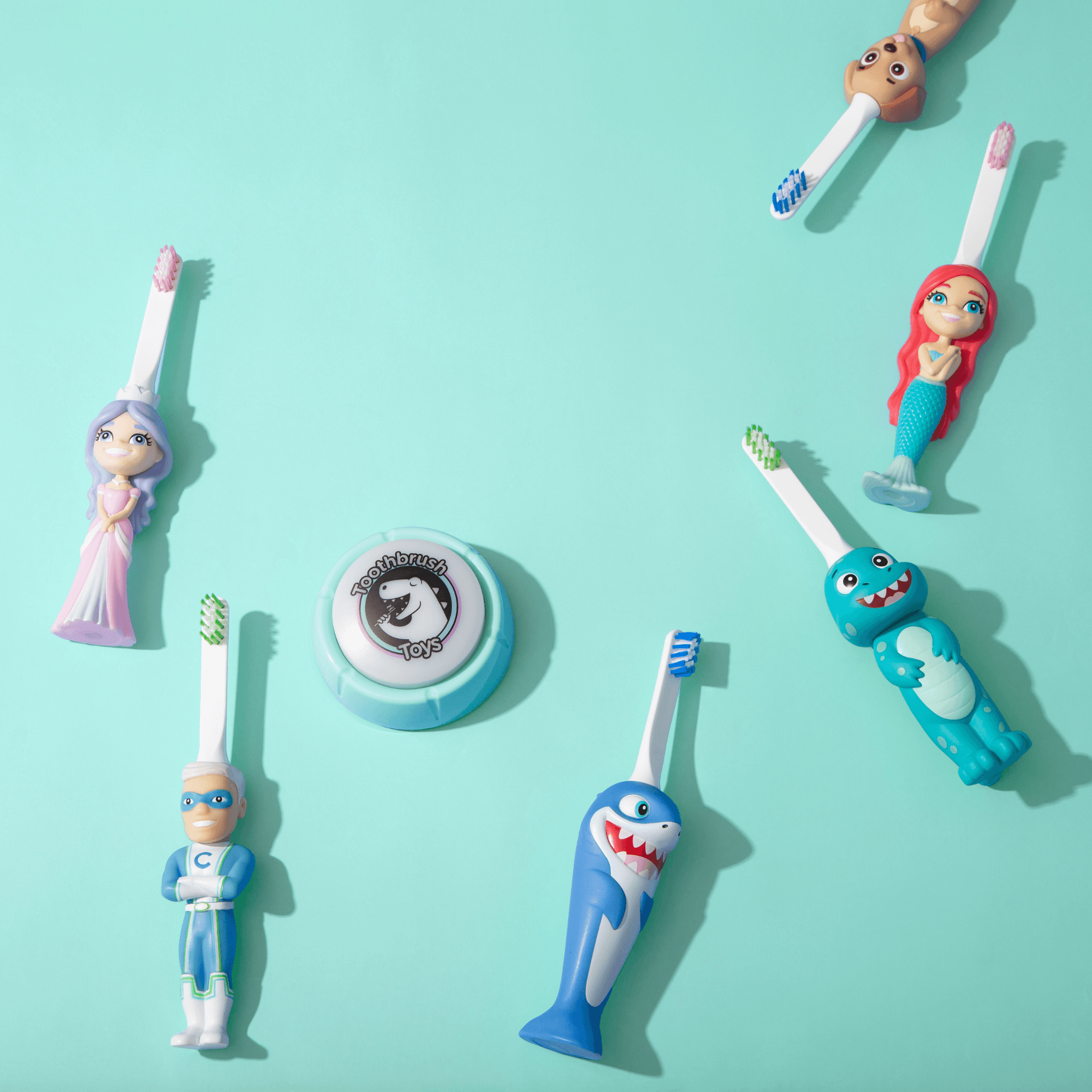 Captain Cavity Kids Character Toy Toothbrush
