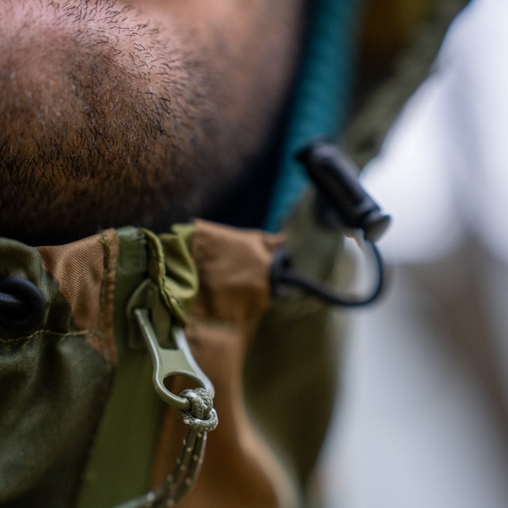 QILO x AP Retro Windbreaker in Norwegian Woodland