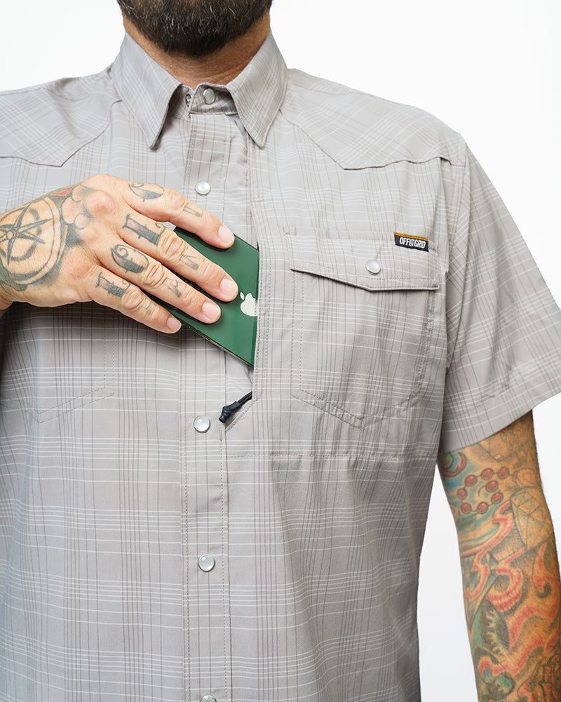 Deke SS Shirt - Storm Grey