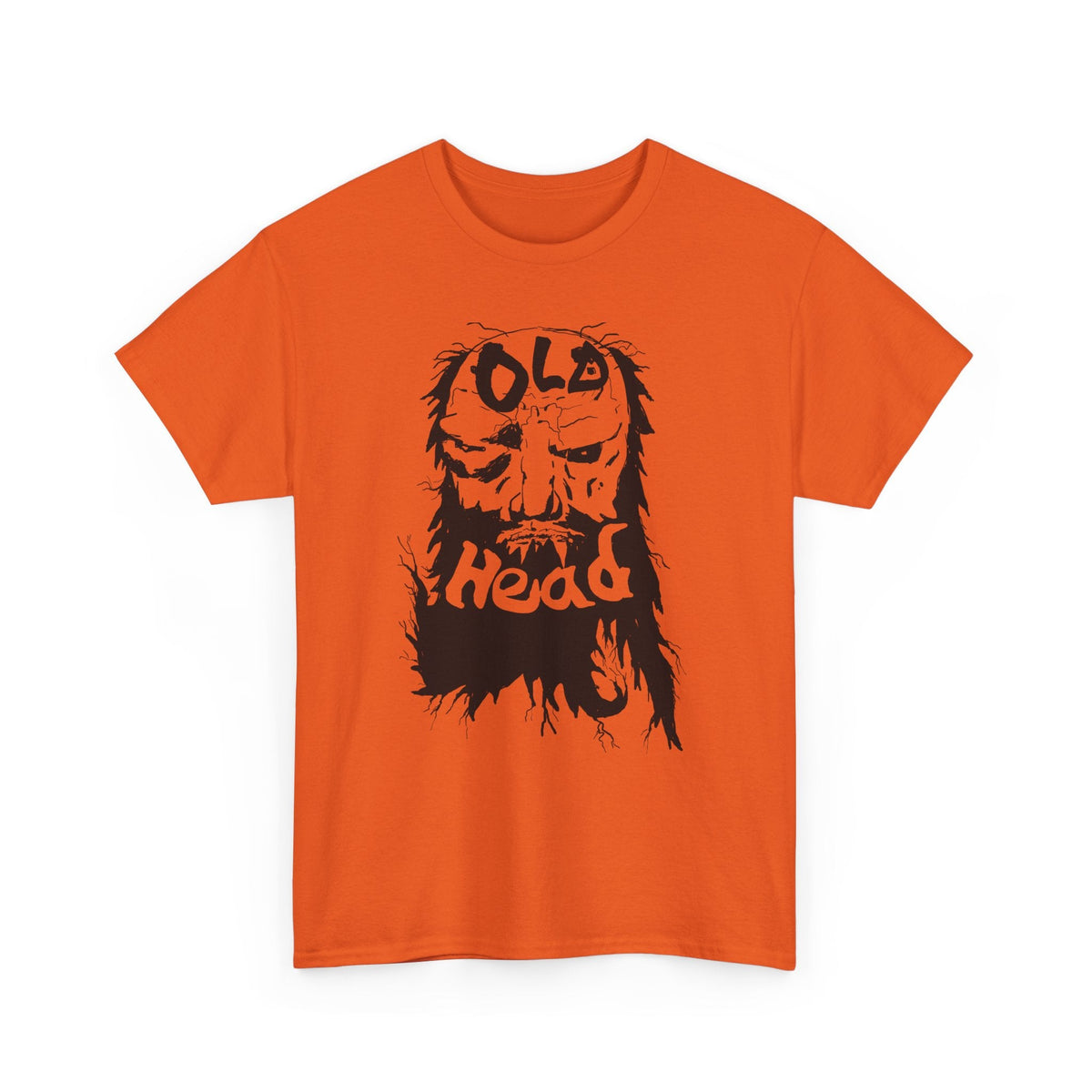 Old Head skull illustration Tee | Grunge skull graphic shirt