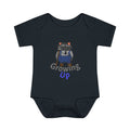 Raccoon Cartoon 'Growing Up' Infant Bodysuit | Baby Onesie
