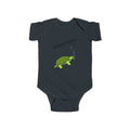 Smoking Turtle Infant Bodysuit | Personalized Baby Name Bodysuit