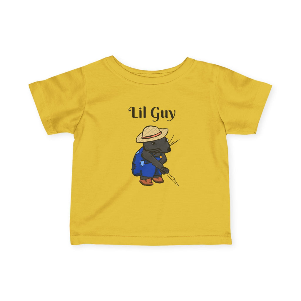 Lil Guy Mouse | Baby T-Shirt, Cute Kitten Fishing Design