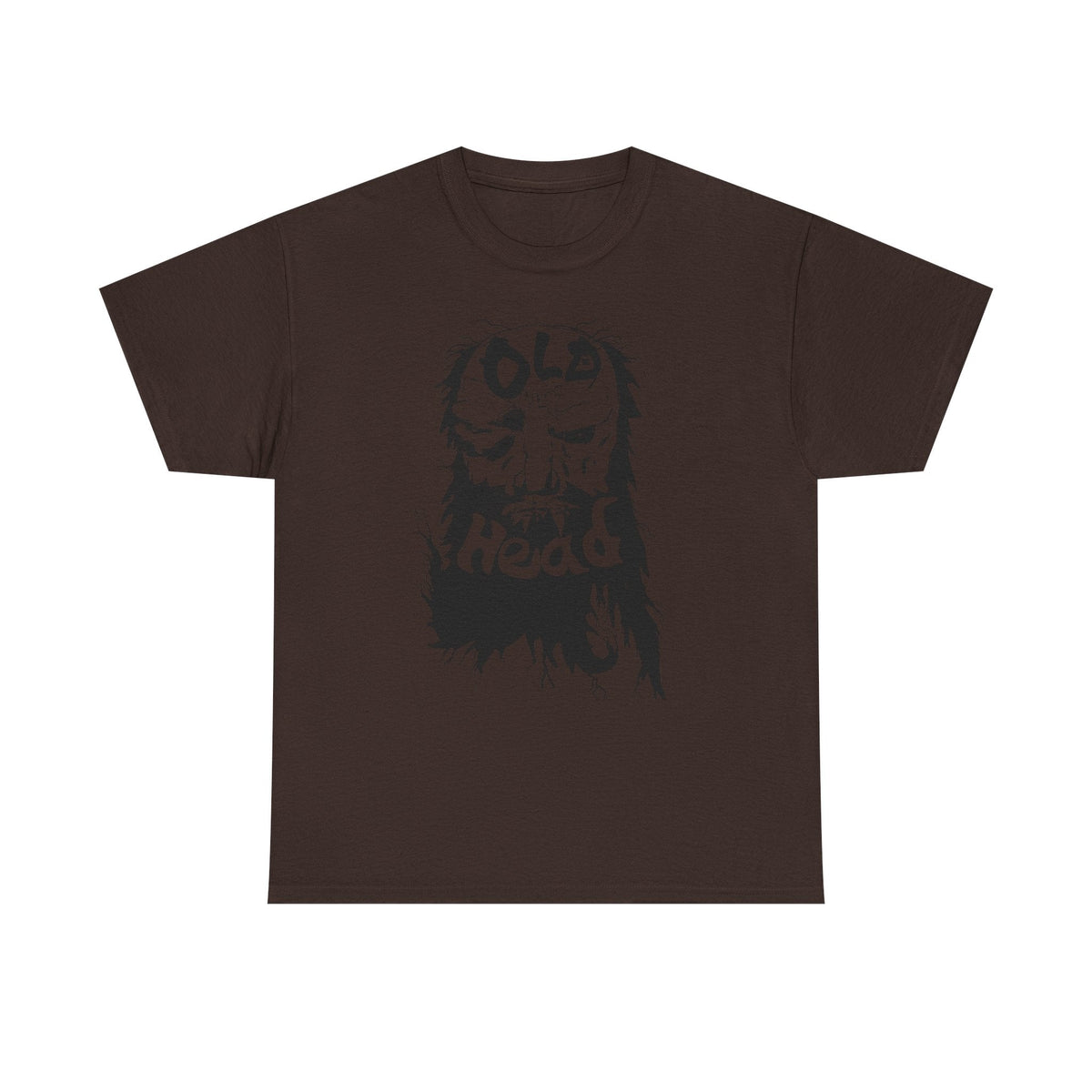 Old Head skull illustration Tee | Grunge skull graphic shirt