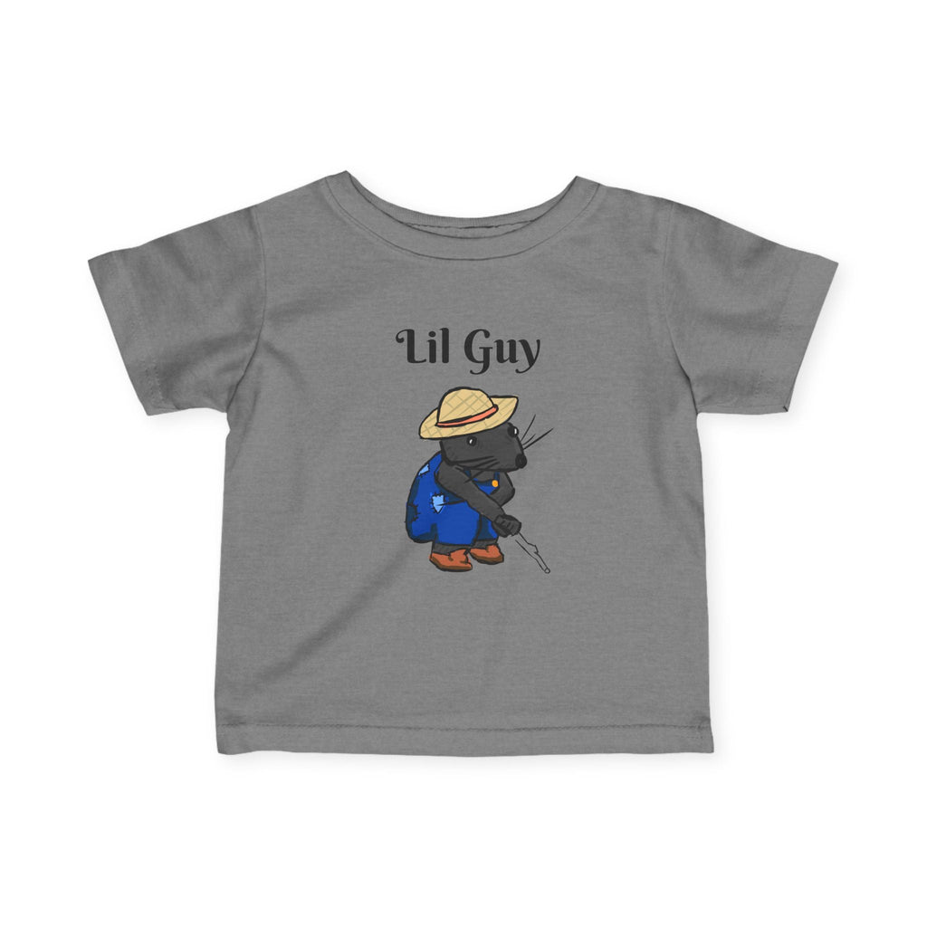 Lil Guy Mouse | Baby T-Shirt, Cute Kitten Fishing Design