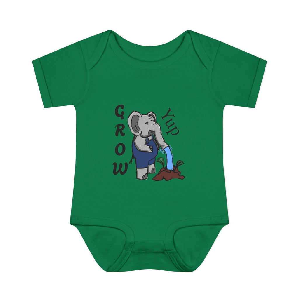 Elephant Watering Seedling Infant Bodysuit | Grow Yup