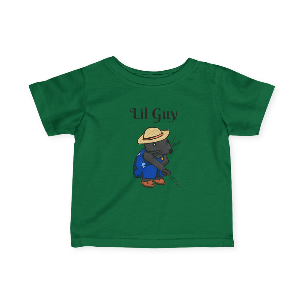 Lil Guy Mouse | Baby T-Shirt, Cute Kitten Fishing Design