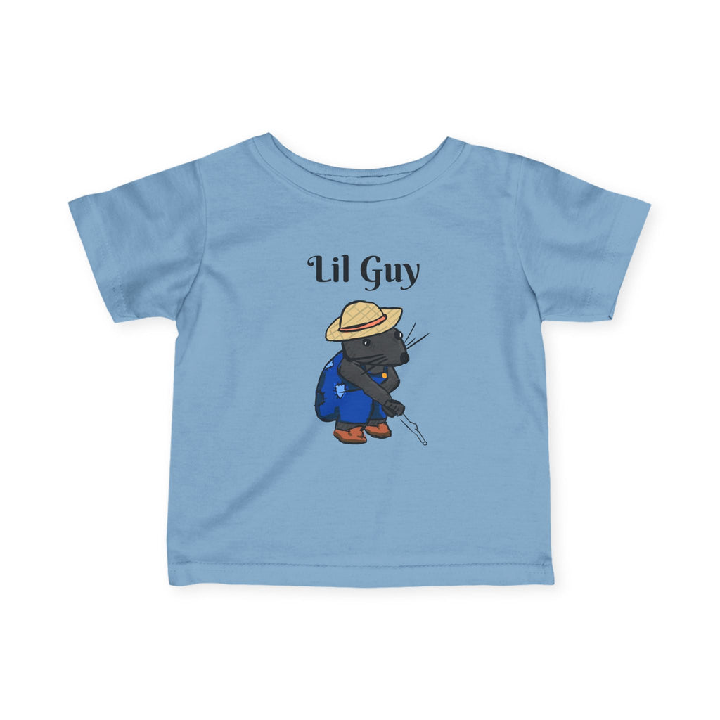 Lil Guy Mouse | Baby T-Shirt, Cute Kitten Fishing Design