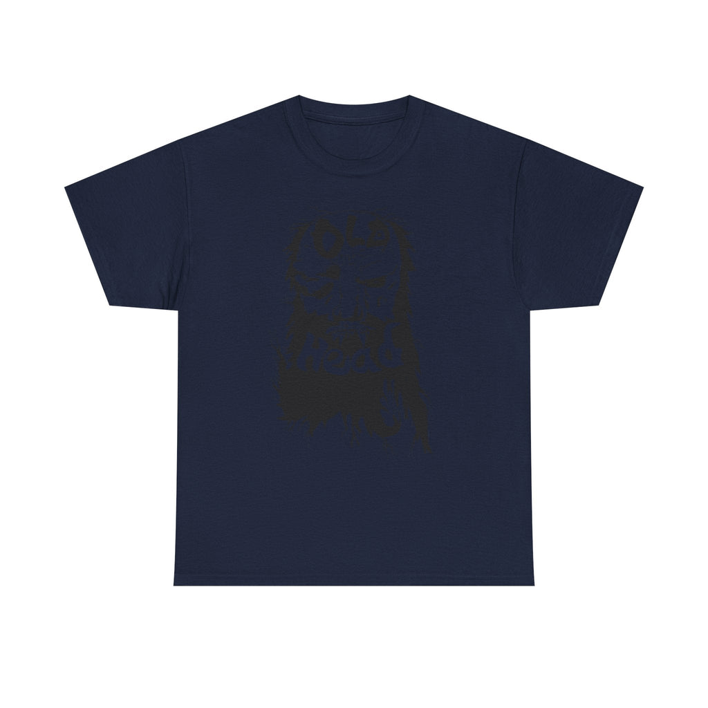 Old Head skull illustration Tee | Grunge skull graphic shirt