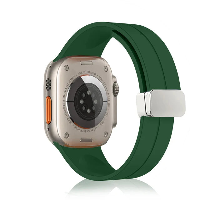 Magnetic Strap For Apple watch ultra 2 band 49mm Silicone Bracelet iWatch Series 9 7 8 6 5 4 3 se 44mm 45mm 40mm 41mm 42mm 38mm