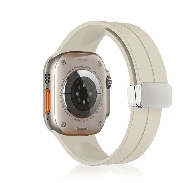 Magnetic Strap For Apple watch ultra 2 band 49mm Silicone Bracelet iWatch Series 9 7 8 6 5 4 3 se 44mm 45mm 40mm 41mm 42mm 38mm