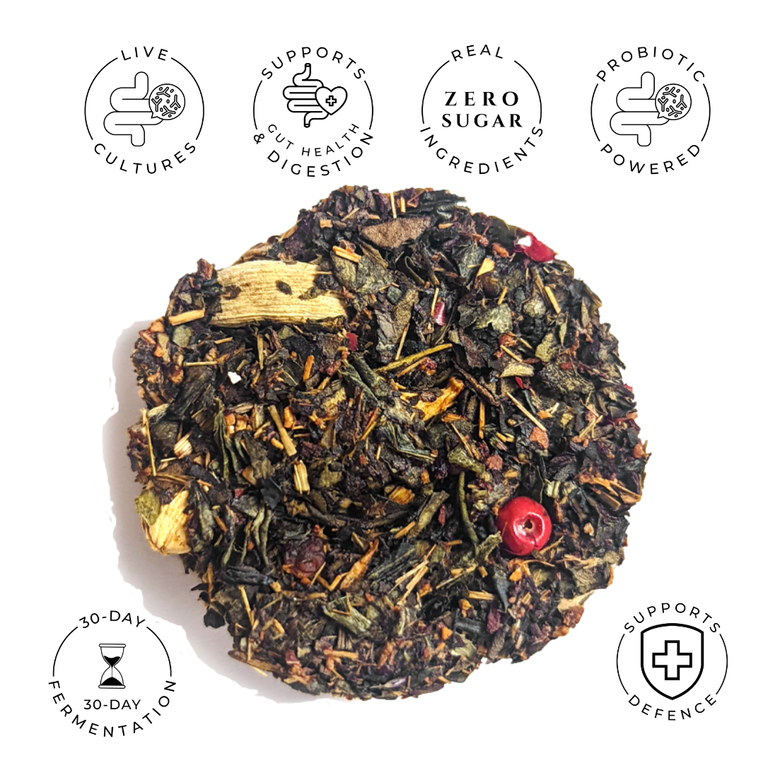 Sweet Cinnamon Chai No. 40 – Spiced Probiotic White Tea Discs