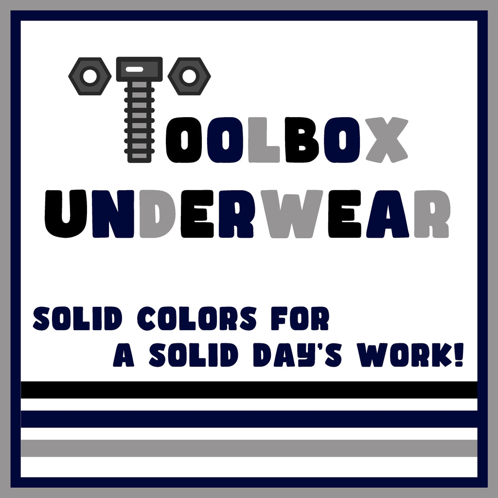 Toolbox Underwear - The Classic Solid Briefs - Grey