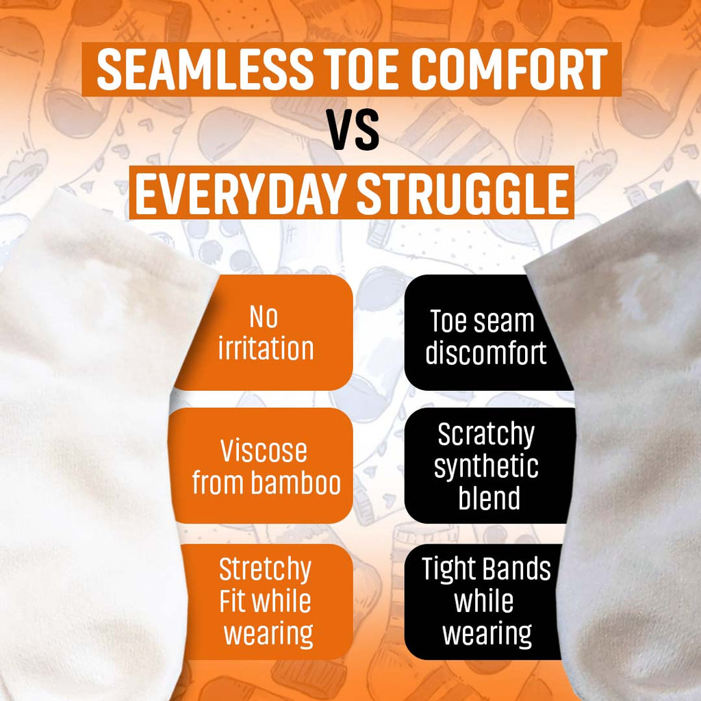 Ankle SmoothToe™ Socks – 5 Pack (Multi Color)