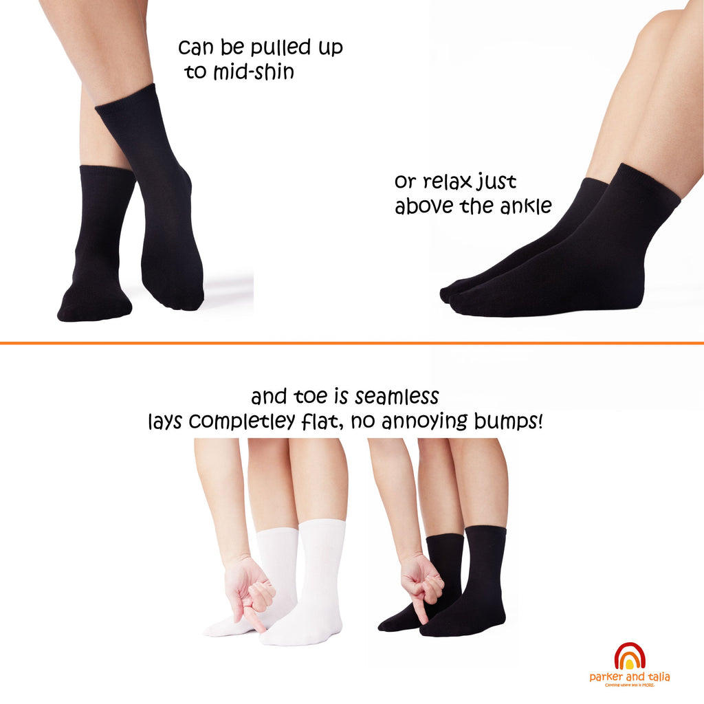 Crew SmoothToe™ Socks – 5 Pack (more color options inside)