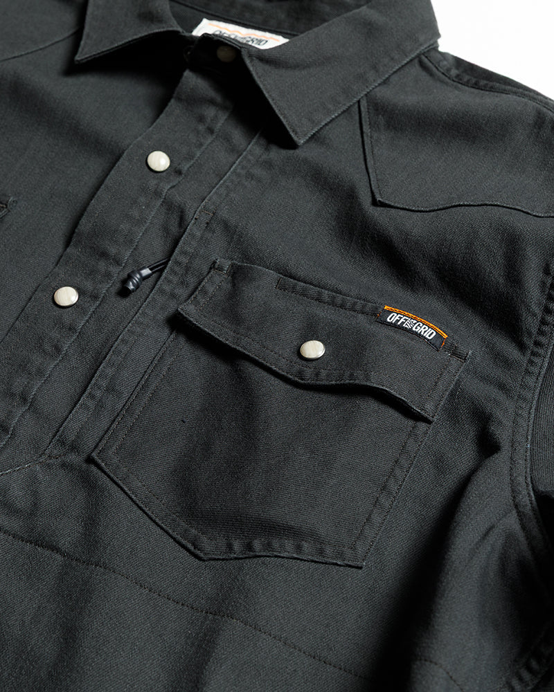 Earl Denim Shirt - Vintage Black