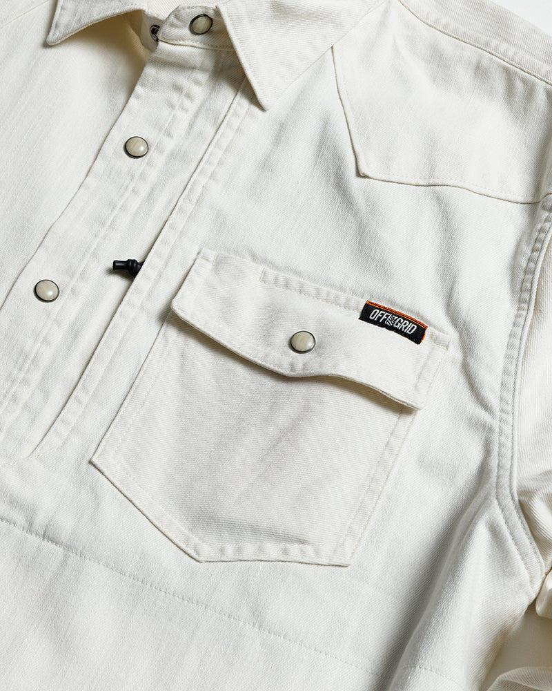 Earl Denim Shirt - Natural